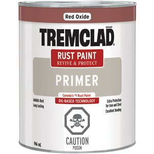 Rust Primer Oil Based 946ml Red Oxide