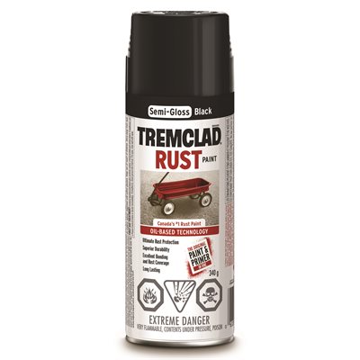 Peinture Rust 340G Noir semi-lustré