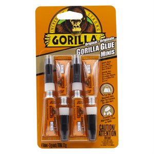 Mini-Colles Gorilla Transparentes 4 x 3gr