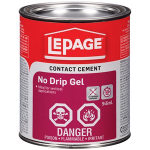 Contactez Ciment Aucune Gel 946ml Drip Lepage 1504628