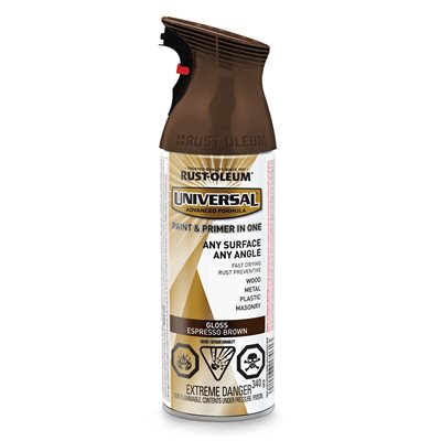 Universal® Spray Paint & Primer 340G Espresso