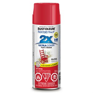 Painters Touch 2X Spray Paint 340G Gloss Apple Red
