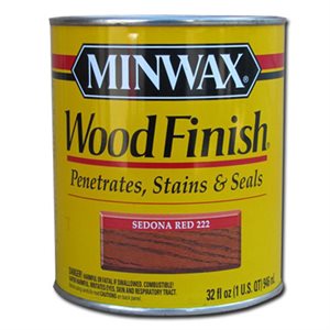 Finition Bois 236ml Sedona Rouge Minwax