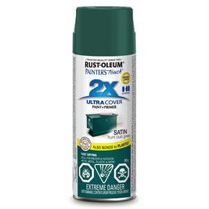 Painters Touch 2X Spray Paint 340G Satin Hunt Club Green