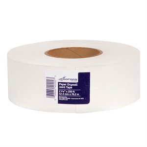 FibaTape Paper Drywall Joint Tape 2-1 / 16in X 250ft