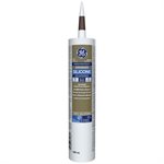 GE Silicone 2 Mastic Avancé Portes et Fenêtres 298ml Brun