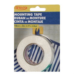 Foam Mounting Tape 12.7mm X 1.9m White