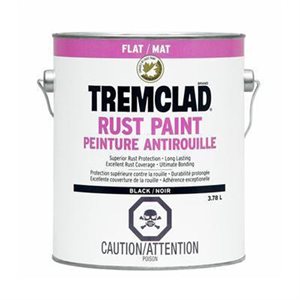 Peinture Antirouille 3.78Ltr Plat Noir Tremco