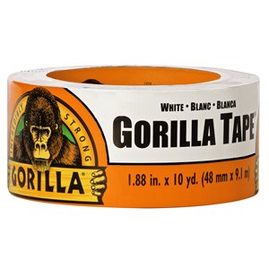 Gorilla Duct Tape 1.88in X 10yd White