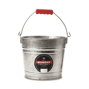 Galvanized Pail Hot Dipped Zinc Steel 9l / 10qt