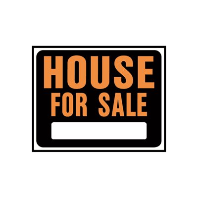 5pk Sign House For Sale 15 x 19