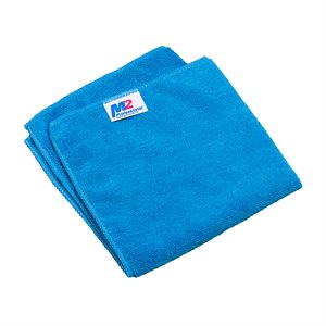 12PQ Chiffon De Nettoyage Tissé En Microfibre 16x16po (40 x 40cm) Bleu