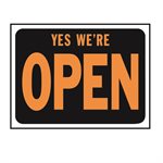 10pk Sign Yes We're Open 8.5in x 12in