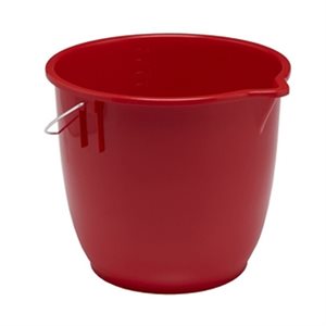 Vileda Round Bucket Graduated with Spout 12L Red