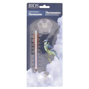 Outdoor Window Thermometer with Suction Cup - Blue Jay
