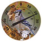 Outdoor Dial Thermometer Blue Jay 12in