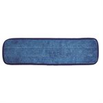 Microfibre Flat Wet Mop Pad With Velcro 36in / 91cm