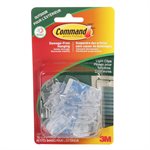 Command™ Outdoor Light Clips Clear Small 16Pk