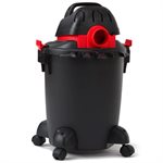 Wet / Dry Vacuum 6-Gallon (22.71L) 3.5 PHP Black With Accessories