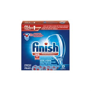 Finish All In-1powerball 25Tabs Fresh Scent