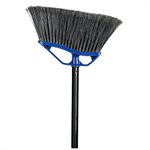 Mars Angle Broom 12in With 48in Handle Blue / Black