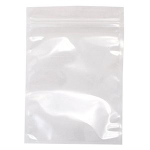 Ziplock Reclosable Poly Bag 3 x 5in 100Pk (4in X 4in)