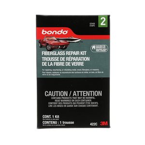 4PC Bondo® Kit de Réparation de Résine de Fibre de Verre