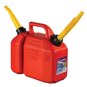 Gas / Oil Combo Can 6L + 2.25L Red