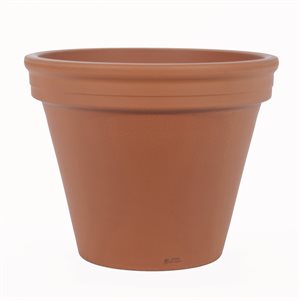 Spang Planter Clay Pot Terracotta 10.25inx9in
