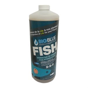 Earth Alive Liquid Fish Hydrolysate Fertilizer Big Blue 1L 2-2-0