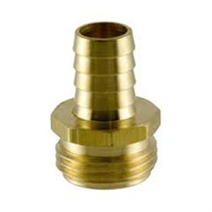 Brass Hose End Replacement Male 1 / 2in