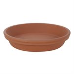 Spang Plant Saucer Clay Round Terracotta 7in