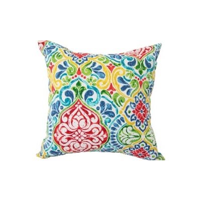 Outdoor Toss Pillow 16in x 16in Red / Multi Geo