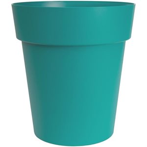 Viva Self-Watering Planter Plastic Round 7x7.75in Blue