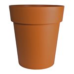 Viva Self-Watering Planter Plastic Round 9x10in Terracotta