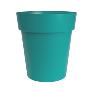 Viva Self-Watering Planter Plastic Round 11x12.25in Blue