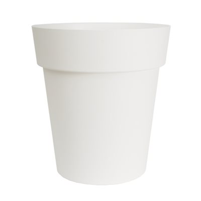 Viva Self-Watering Planter Plastic Round 17x19in White