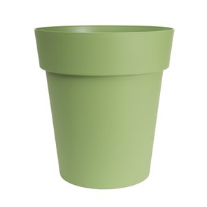 Viva Self-Watering Planter Plastic Round 17x19in Green