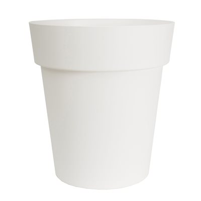 Viva Self-Watering Planter Plastic Round 9x10in White