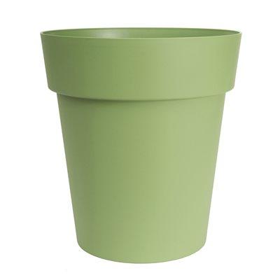 Viva Self-Watering Planter Plastic Round 9x10in Green