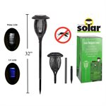 Lumière LED solaire UV Bug Zapper Garden Stake 31.5in