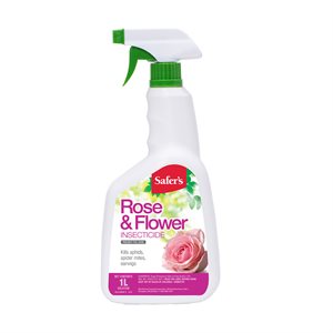Safer's Rose & Flower Insecticide RTU 1L