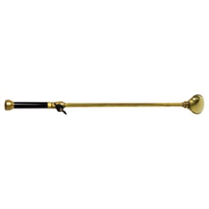 Brass Plant Watering Wand w / Ball Shut-Off Valve & Rose 24in