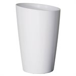 Mirage Self-Watering Tall Planter 7x10.5in High Gloss White