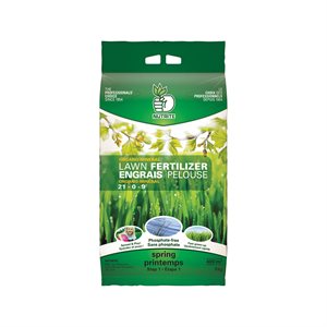 Nutrite Mineral Lawn Fertilizer for Spring 21-0-9 9kg