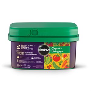Engrais Organique pour Légumes et Herbes Aromatiques 11-3-8 453 g