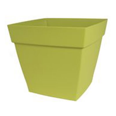 Harmony Self-Watering Planter Plastic Square 16X16X14 Bamboo Green