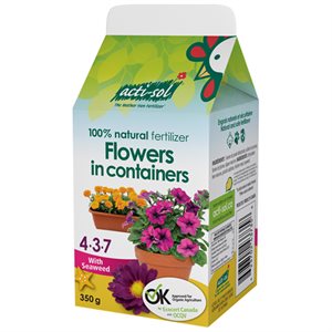 Acti-Sol Annual Flowers Fertilizer 350G 4-3-7