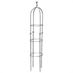 Venetian Wire Obelisk 65x12" Pewter