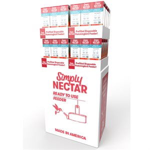 Ensemble de 48 Mangeoires Jetables Simply Nectar pour Colibris Prêt à Utiliser